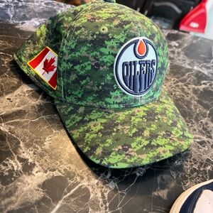 adidas Green Digital Camo Baseball Cap with Crest Patch